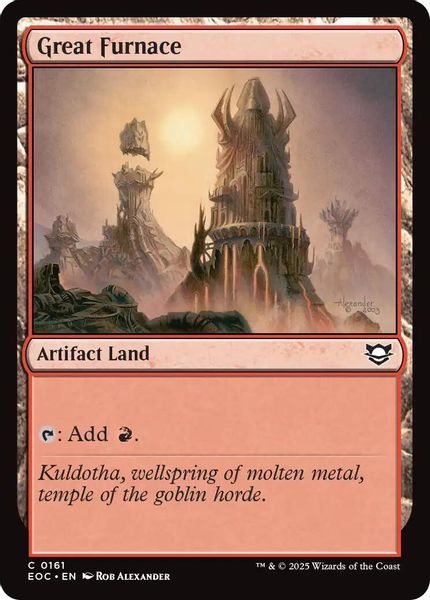 Image of Great Furnace Standard Edition from Edge of Eternities (set EOC)