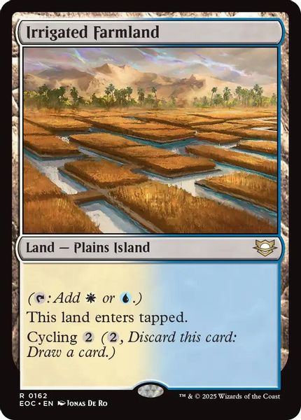 Image of Irrigated Farmland Standard Edition from Edge of Eternities (set EOC)
