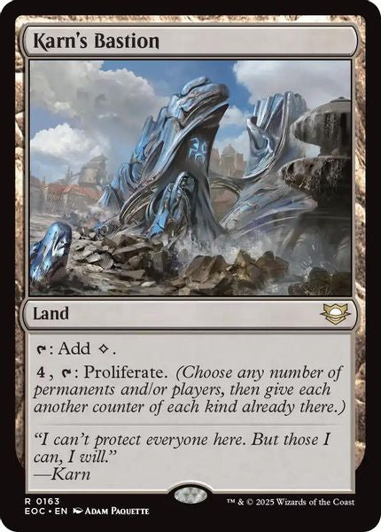 Image of Karn's Bastion Standard Edition from Edge of Eternities (set EOC)