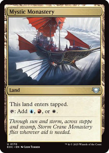 Image of Mystic Monastery Standard Edition from Edge of Eternities (set EOC)