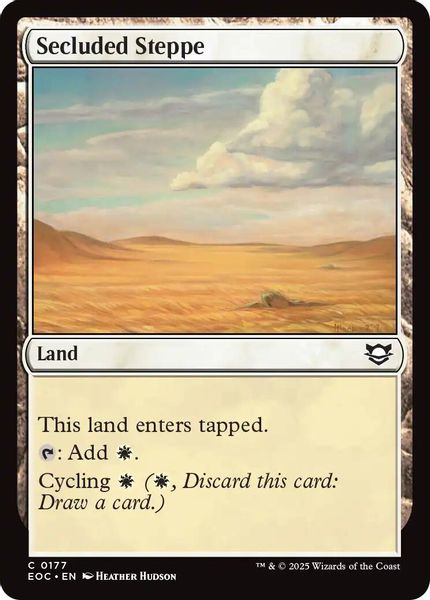 Image of Secluded Steppe Standard Edition from Edge of Eternities (set EOC)