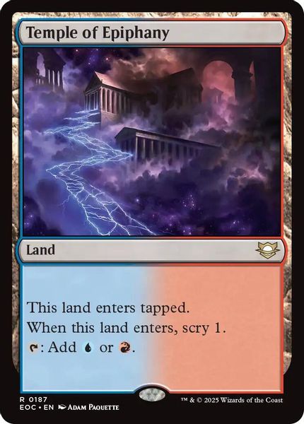 Image of Temple of Epiphany Standard Edition from Edge of Eternities (set EOC)
