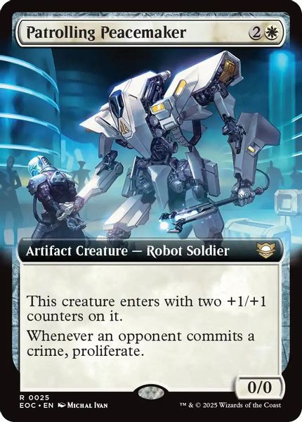 Image of Patrolling Peacemaker Standard Edition from Edge of Eternities (set EOC)