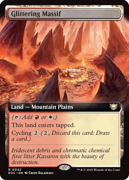 Image of Glittering Massif Standard Edition from Edge of Eternities (set EOC)