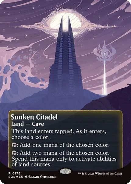Image of Sunken Citadel Galaxy Foil Borderless from Edge of Eternities (set EOS)