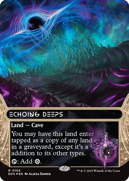 Image of Echoing Deeps Galaxy Foil Borderless from Edge of Eternities (set EOS)