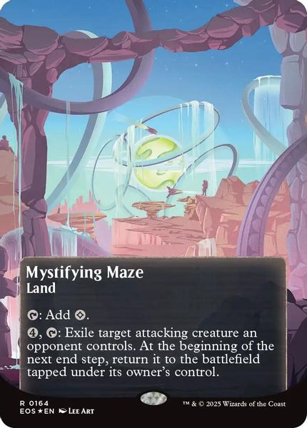 Image of Mystifying Maze Galaxy Foil Borderless from Edge of Eternities (set EOS)
