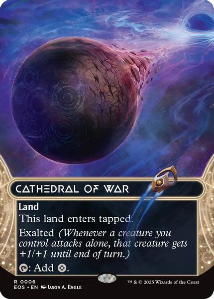 Image of Cathedral of War Borderless from Edge of Eternities (set EOS)