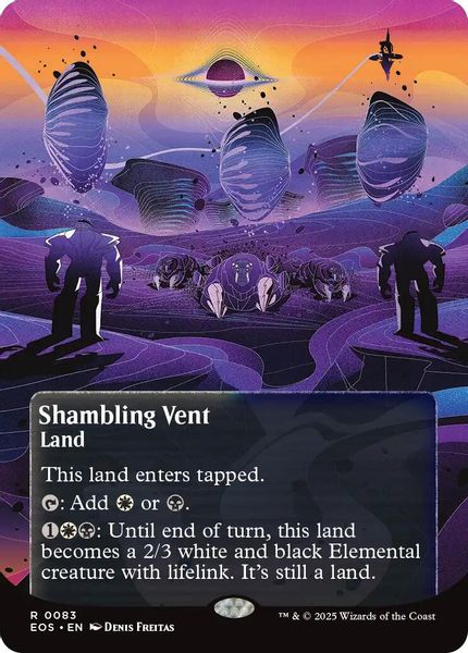 Image of Shambling Vent Borderless from Edge of Eternities (set EOS)
