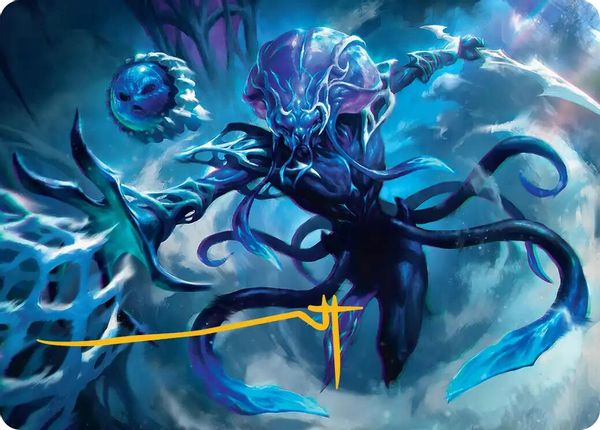 Image of Illvoi Galeblade Gold Signature from Edge of Eternities (set EOEART)