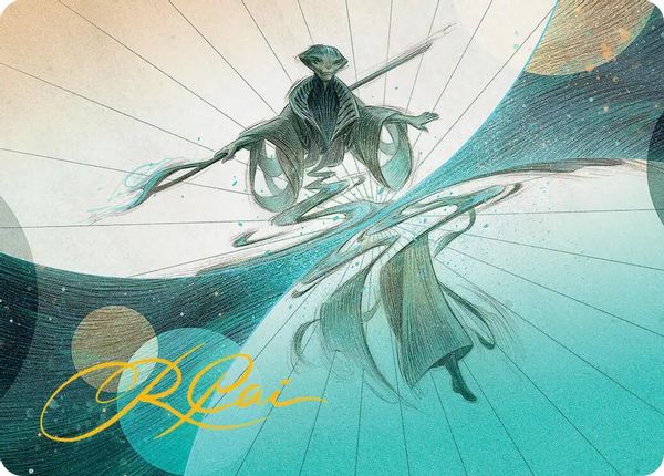Image of Weftwalking Gold Signature from Edge of Eternities (set EOEART)