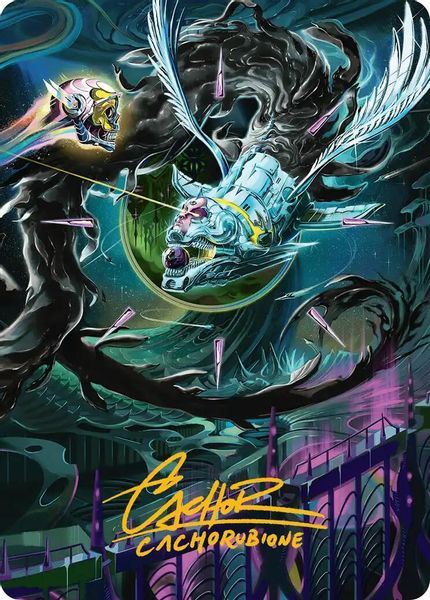 Image of Quantum Riddler Gold Signature from Edge of Eternities (set EOEART)