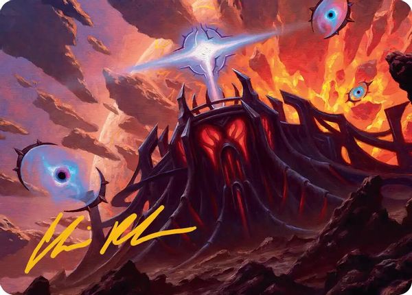 Image of Secluded Starforge Gold Signature from Edge of Eternities (set EOEART)