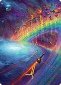 Image of Cascading Cataracts Gold Signature from Edge of Eternities (set EOEART)