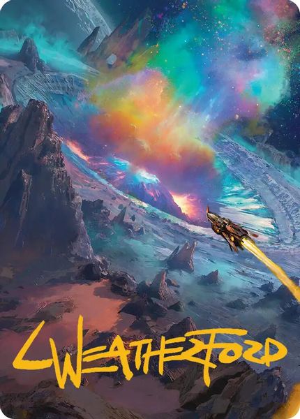 Image of Meteor Crater Gold Signature from Edge of Eternities (set EOEART)