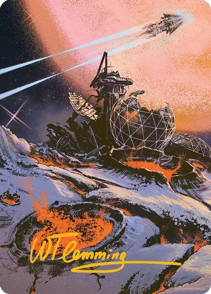 Image of Petrified Field Gold Signature from Edge of Eternities (set EOEART)