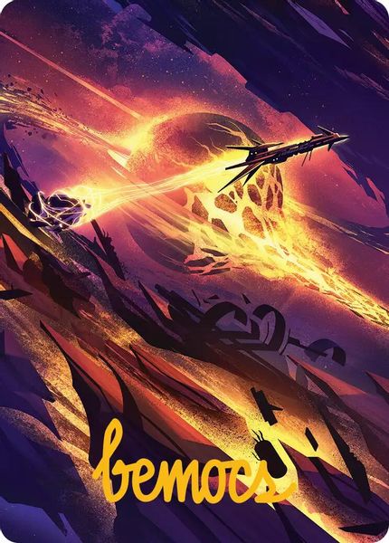 Image of Scavenger Grounds Gold Signature from Edge of Eternities (set EOEART)