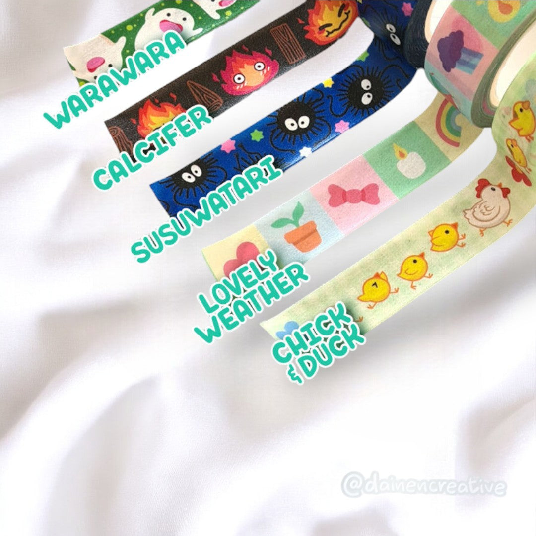 Artist Series - Washi Tape - Dainencreative - Pop Culture Larrikin 