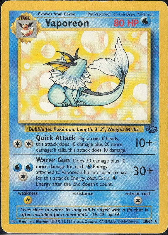 Vaporeon #28 Jungle en
