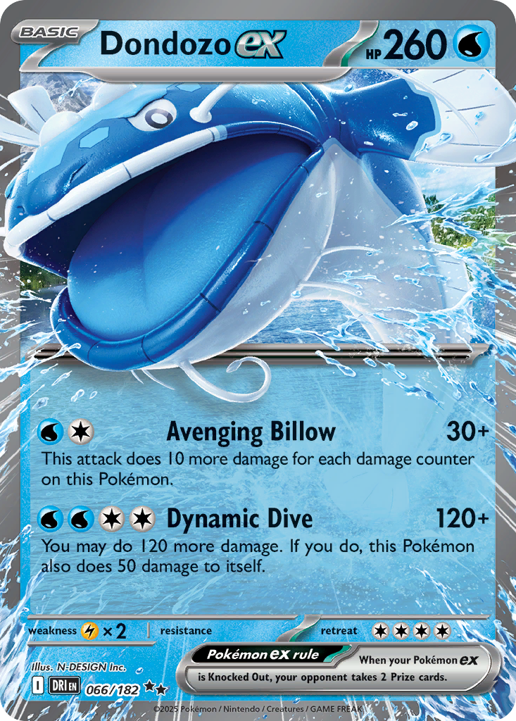 Dondozo ex #66 Scarlet & Violet Series Destined Rivals en