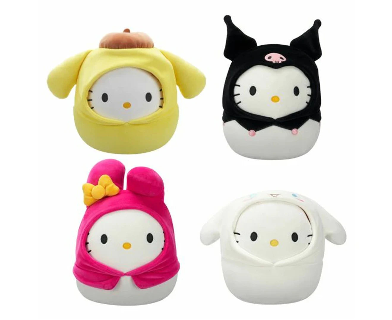 SQUISHMALLOWS Hello Kitty Friend Hoodies 8 Inches PLUSH (assorted)
