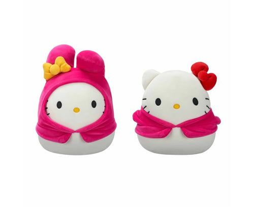 Image of SQUISHMALLOWS Hello Kitty Friend Hoodies 8 Inches PLUSH (assorted) - Pop Culture Larrikin 
