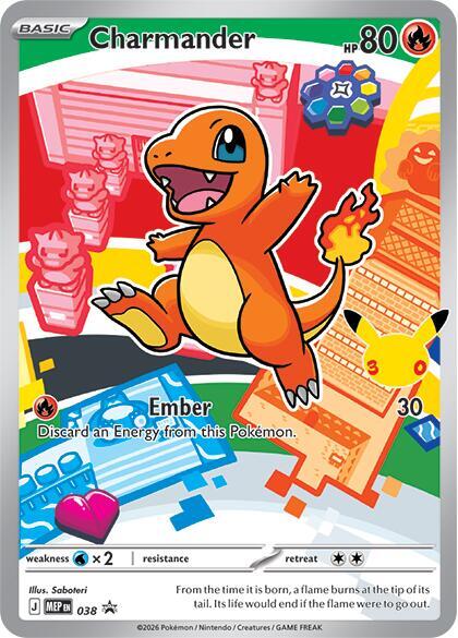 Charmander #38 Foil MEP Mega Evolution Promos EN Pokemon