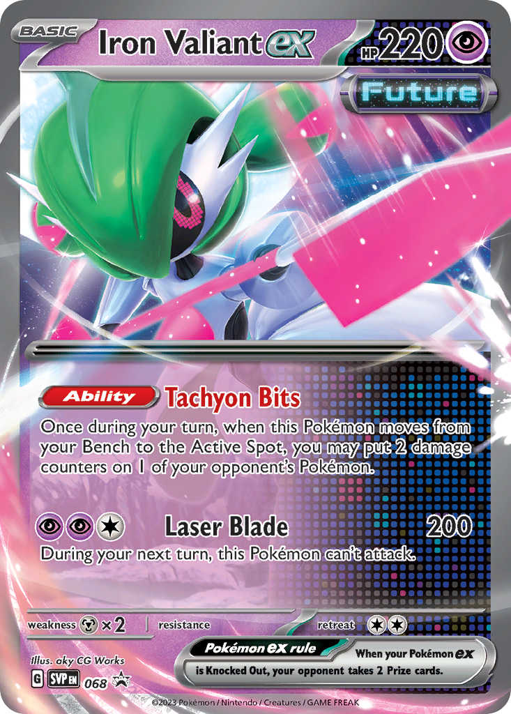 Iron Valiant ex #68 Scarlet & Violet Promos en