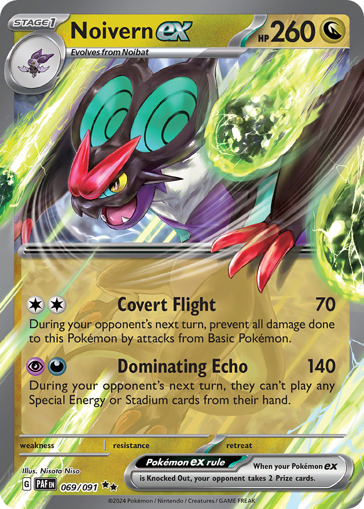 Noivern ex #69 Paldean Fates en