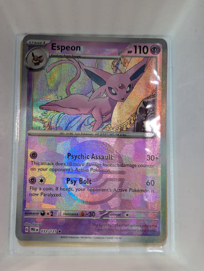 Image of Espeon Prismatic Evolutions (PRE) #33