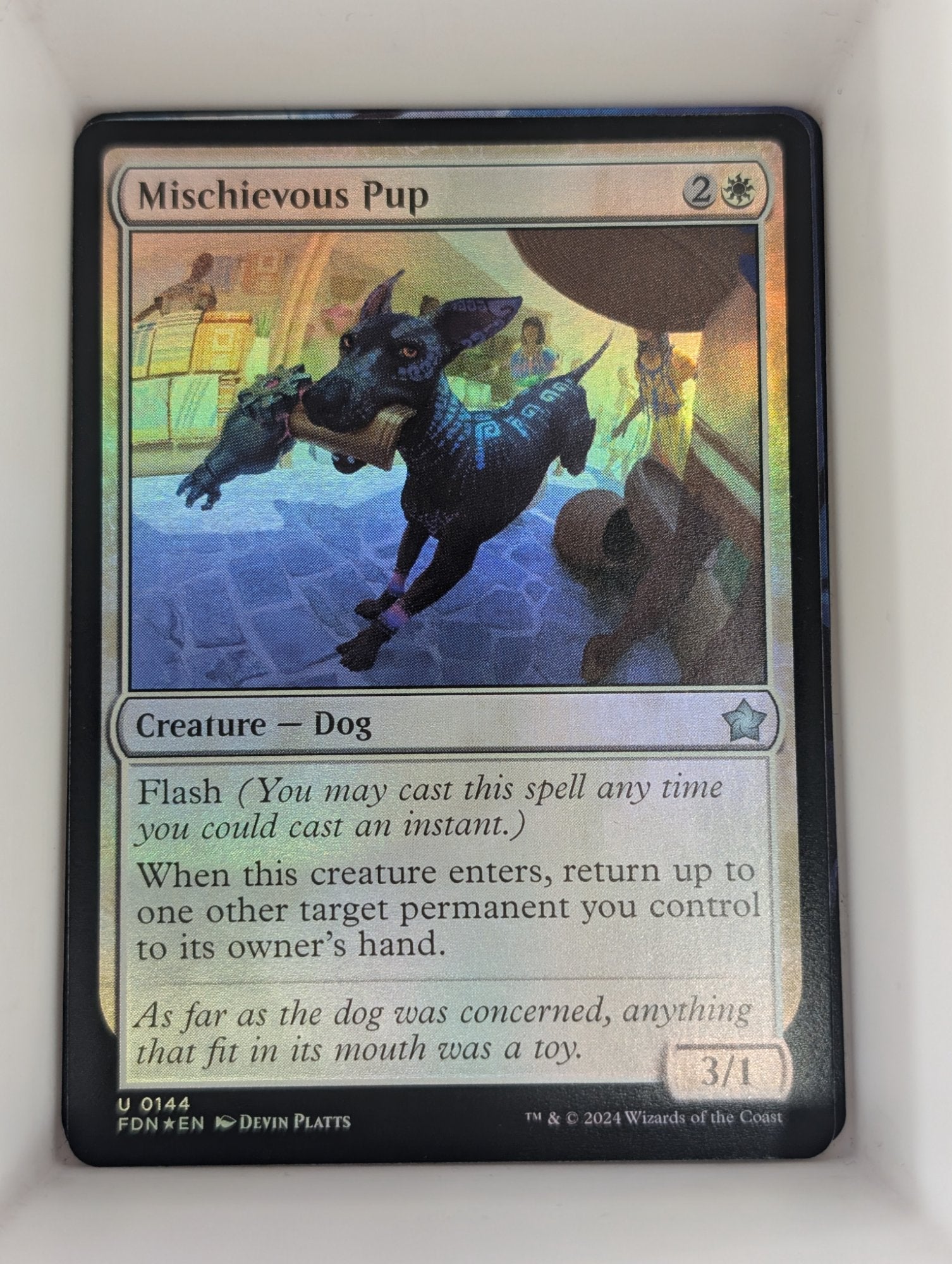 Image of Mischievous Pup Foundations (fdn) #144