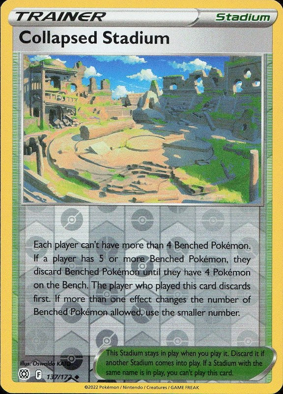 Collapsed Stadium #137 reverse_holo Brilliant Stars en