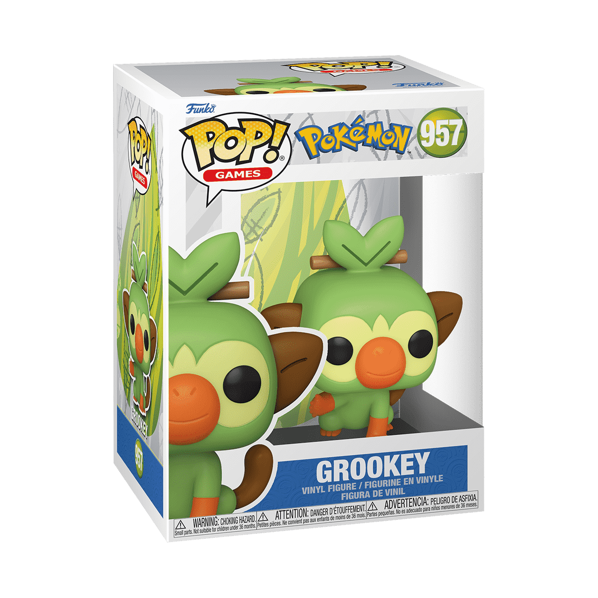 Funko Pop! Pokémon - Grookey #957 in window box
