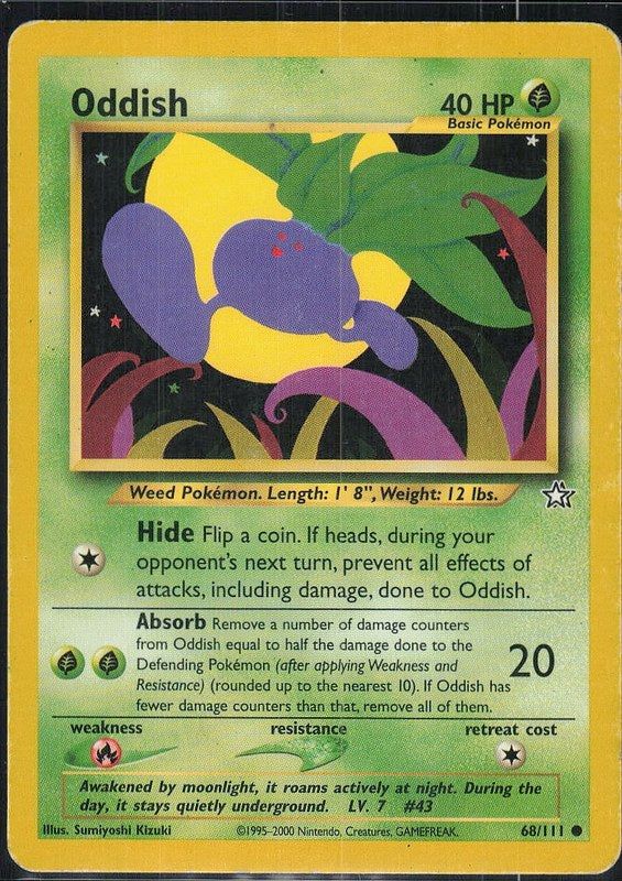 Oddish #68 Neo Genesis en