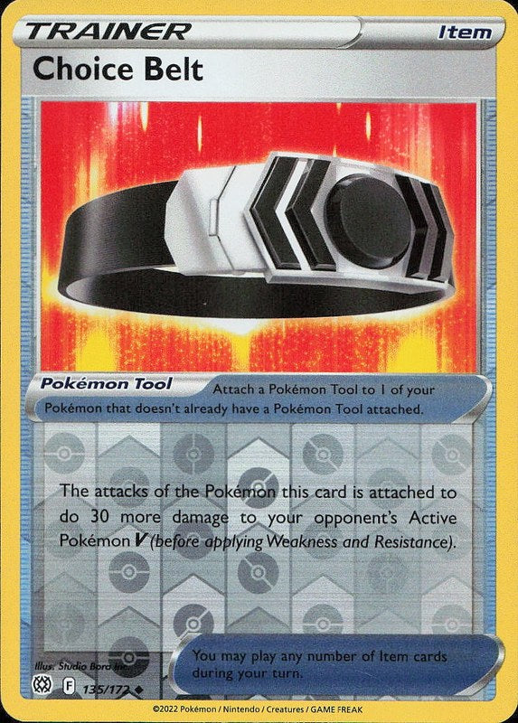 Choice Belt #135 reverse_holo Brilliant Stars en