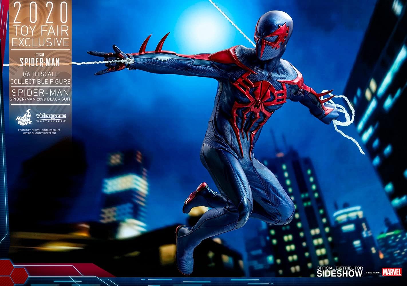 1:6 Spider-Man 2099 Black Suit - Marvel - Exclusive - Hot toys - Pop Culture Larrikin 