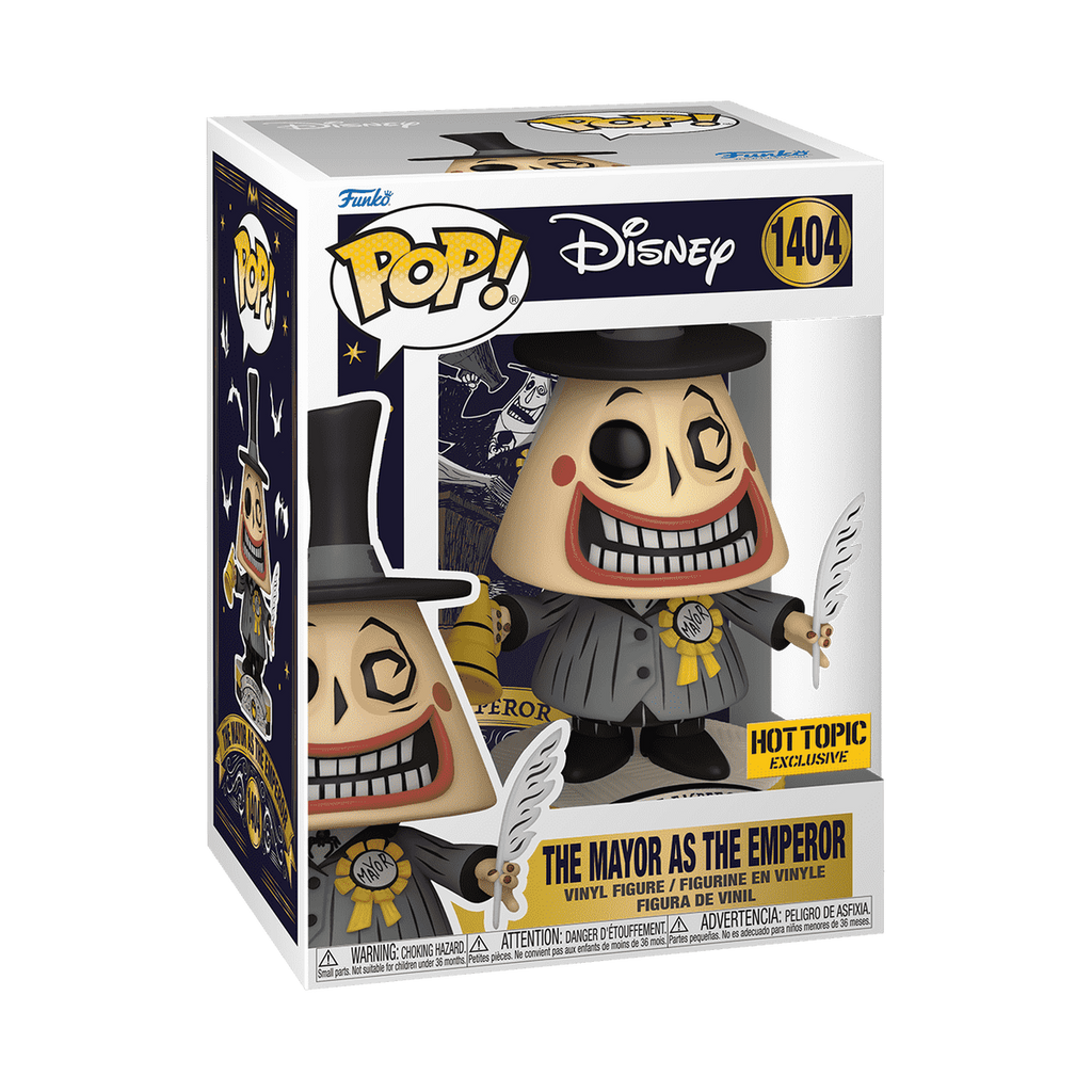 Funko Pop! The Nightmare Before Christmas - The Mayor as the Emperor #1404 in window box