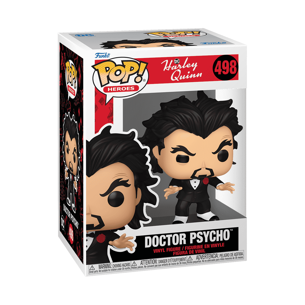 Funko Pop! Harley Quinn (Animated Series) - Doctor Psycho #498 in window box