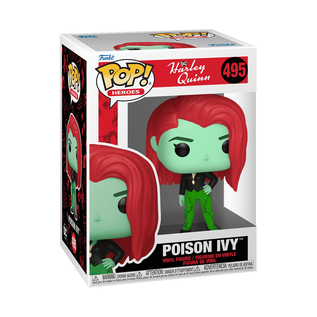 Funko Pop! Harley Quinn (Animated Series) - Poison Ivy #495 in window box