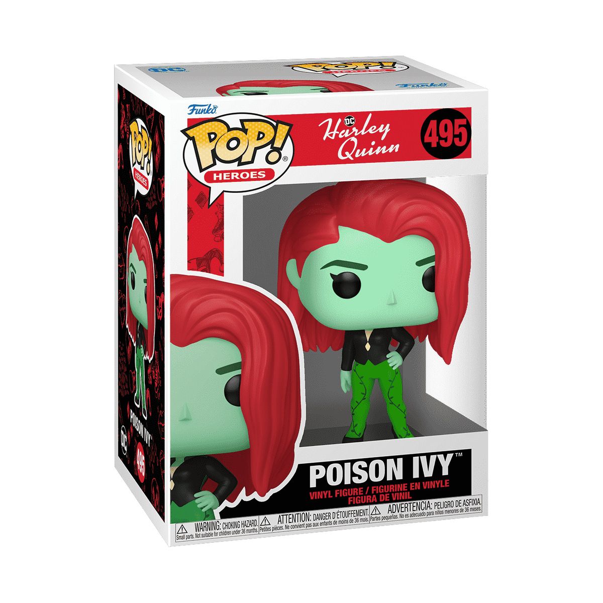 Funko Pop! Harley Quinn (Animated Series) - Poison Ivy #495 in window box