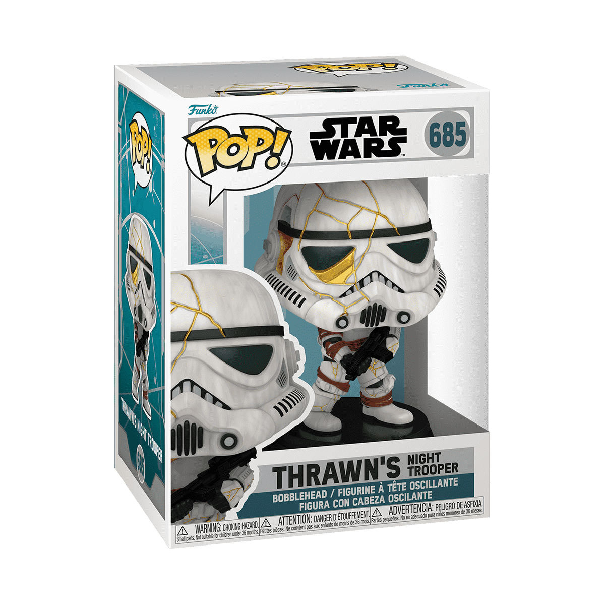 Funko Pop! Star Wars: Ahsoka - Thrawn's Night Trooper #685 in window box