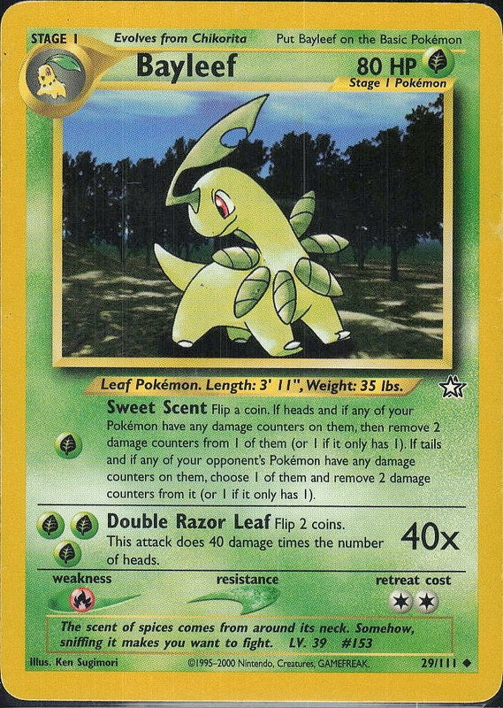 Bayleef #29 Neo Genesis en