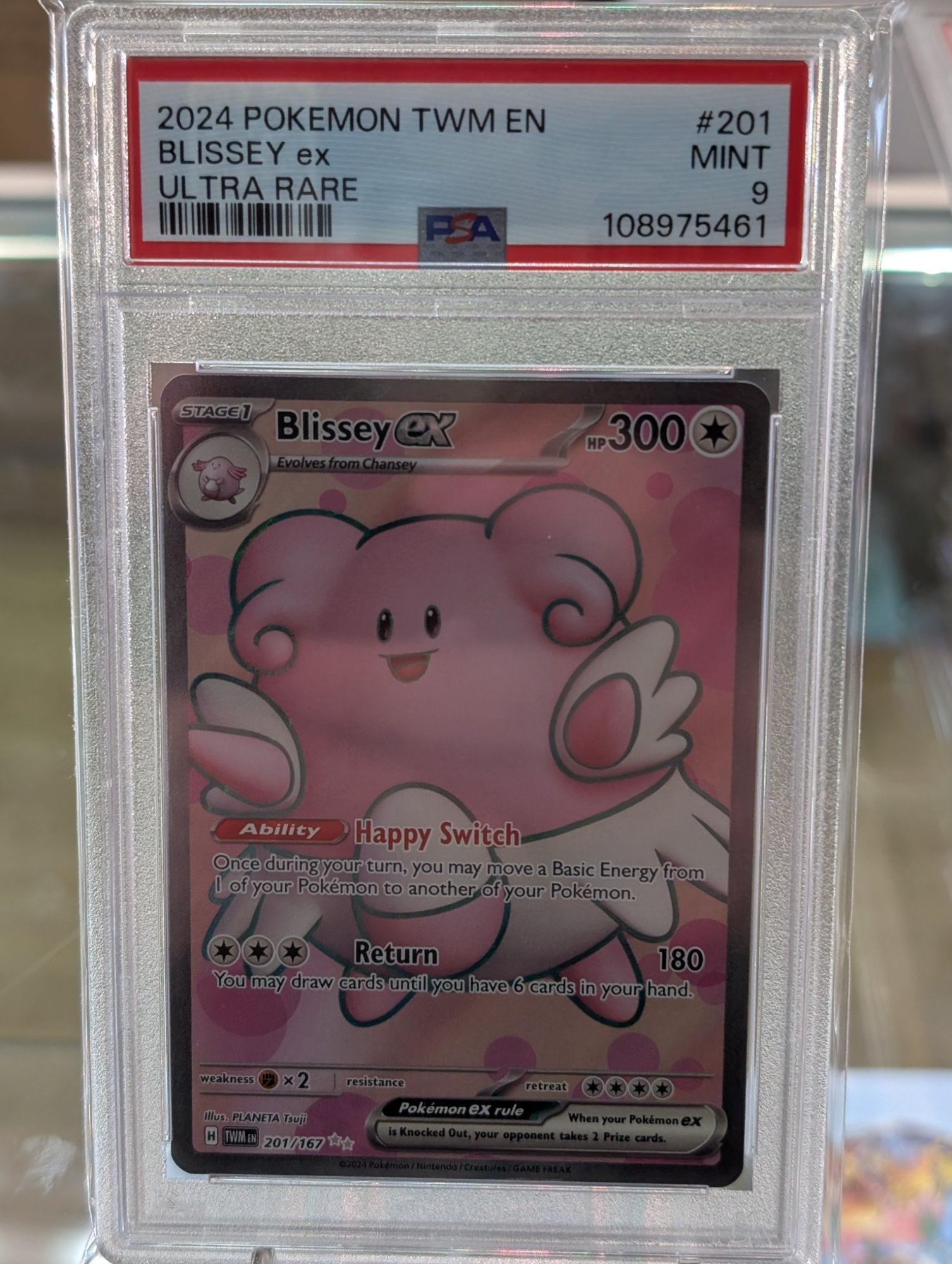 Image of Blissey ex Twilight Masquerade (TWM) #201