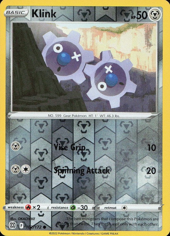 Klink #102 reverse_holo Brilliant Stars en