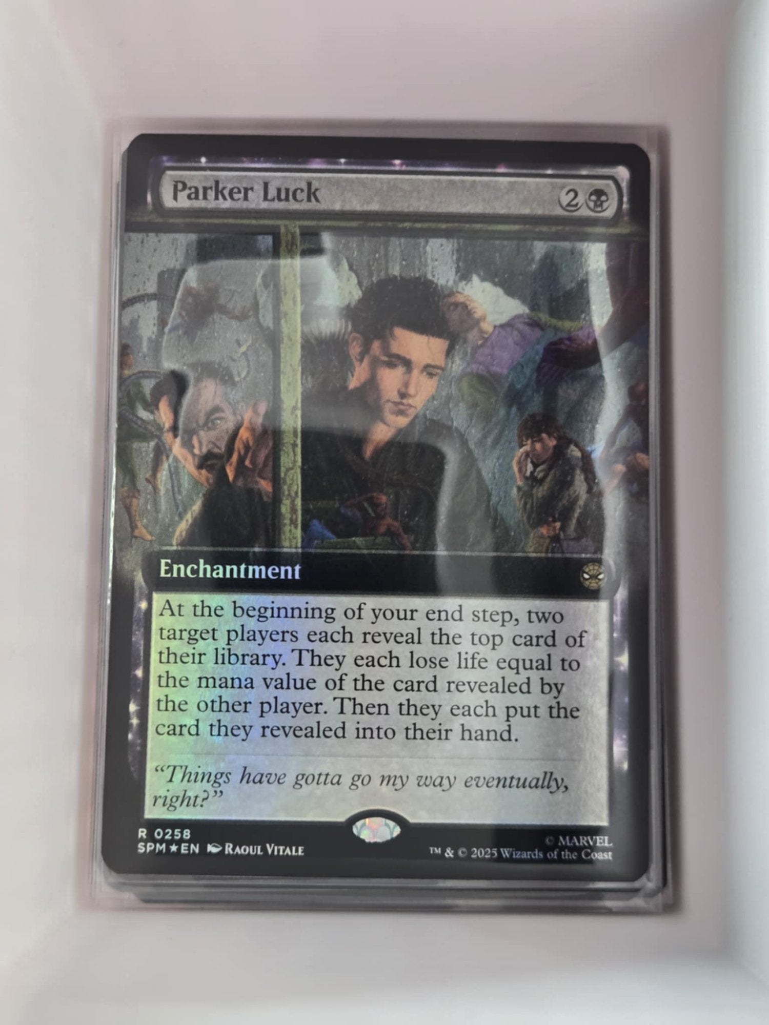 Image of Parker Luck Marvel's Spider-Man (spm) #258