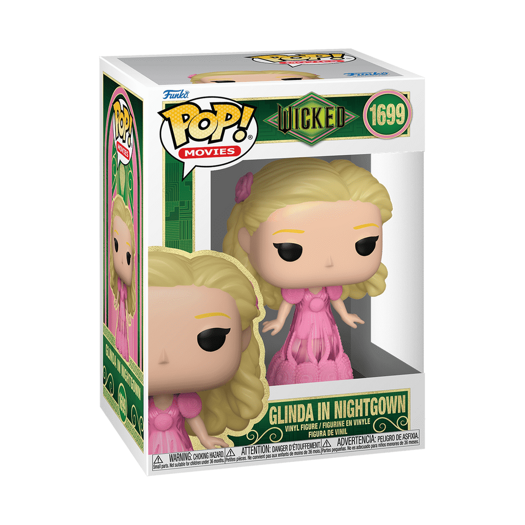 Funko Pop! Wicked - Glinda in Nightgown #1699 (Cracked Window) in window box