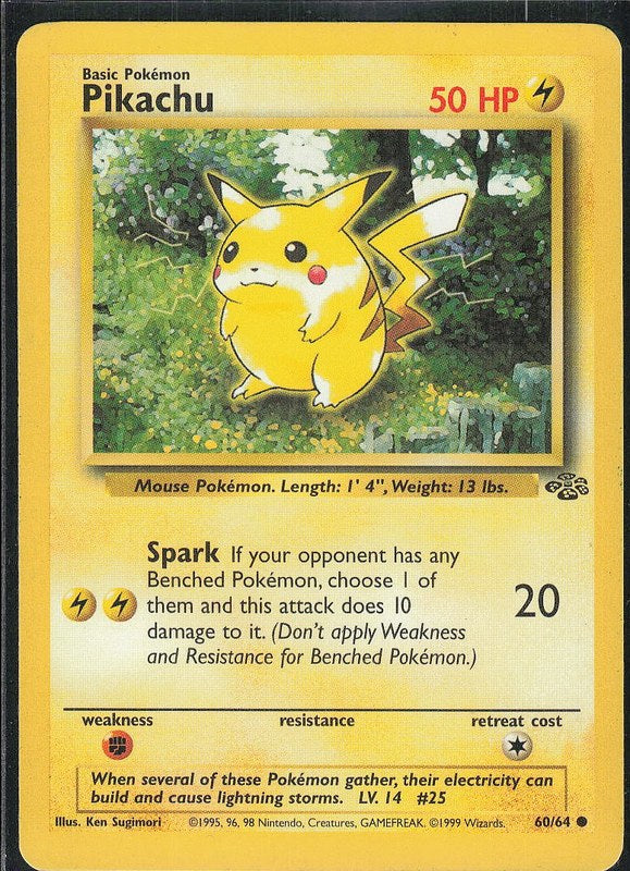 Pikachu #60 Jungle en