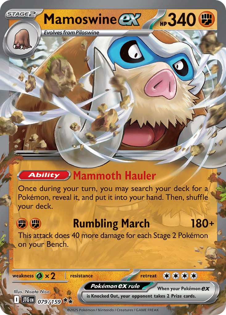Mamoswine ex #79 Journey Together en