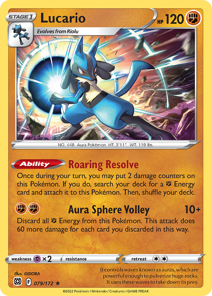 Lucario #79 Brilliant Stars en