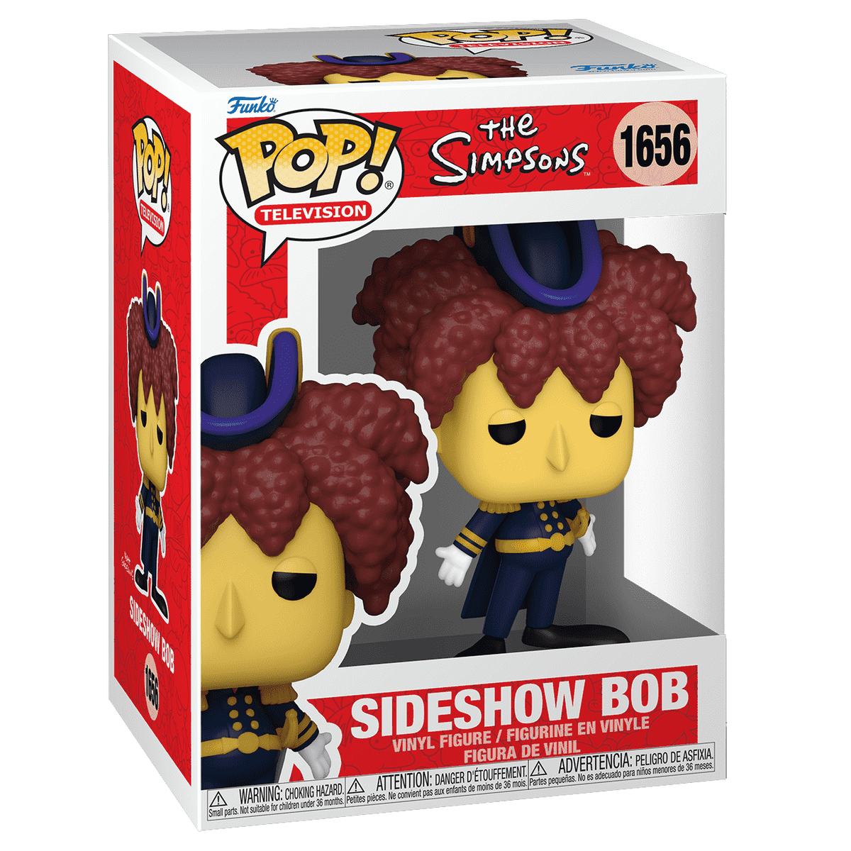 Funko Pop! The Simpsons - Sideshow Bob (Captain Bob) #1656 in window box